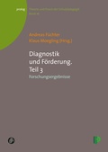 Cover: Diagnostik und F&ouml;rderung. Teil 3 - Verlag Barbara Budrich