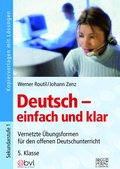 Cover: Deutsch - einfach und klar 5. Klasse - Brigg