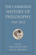 Cover: The Cambridge History of Philosophy, 1945-2015 - Cambridge University Press