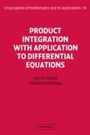 Cover: Product Integration with Application to Differential Equations - Cambridge University Press