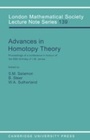 Cover: Advances in Homotopy Theory - Cambridge University Press