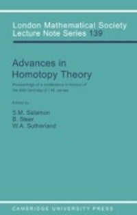 Abbildung von: Advances in Homotopy Theory - Cambridge University Press