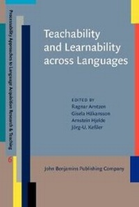 Abbildung von: Teachability and Learnability across Languages - John Benjamins Publishing Co