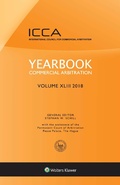Cover: YEARBOOK COMMERCIAL ARBITRATION VOLUME XLIII - 2018 - Kluwer Law International