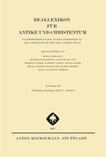 Cover: Reallexikon f&uuml;r Antike und Christentum - Hiersemann, A