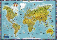 Abbildung von: Display MARCO POLO Kinderweltkarte plano 25Ex.gefüllt - MAIRDUMONT
