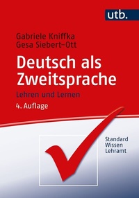 Abbildung von: Deutsch als Zweitsprache - UTB