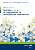 Cover: Qualifikatorische Bildungsrenditen in verschiedenen Datenquellen - Verlag Barbara Budrich