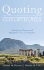 Cover: Quoting Corinthians - Wipf & Stock Publishers