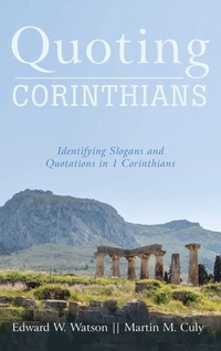 Enlarge image Cover: Quoting Corinthians - Wipf & Stock Publishers