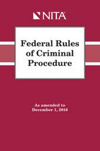 Enlarge image Cover: Federal Rules of Criminal Procedure - Aspen Publishers
