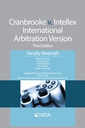 Cover: Cranbrooke V. Intellex, International Arbitration Version - Aspen Publishing