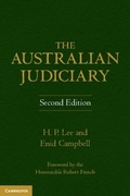 Cover: The Australian Judiciary - Cambridge University Press