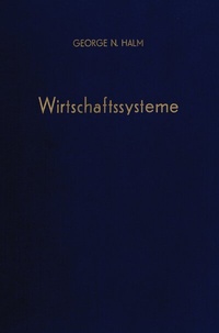 Abbildung von: Wirtschaftssysteme. - Duncker & Humblot