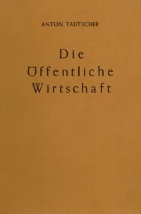 Abbildung von: Die öffentliche Wirtschaft. - Duncker & Humblot