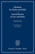 Cover: Jahrbuch f&uuml;r Recht und Ethik - Annual Review of Law and Ethics. - Duncker & Humblot