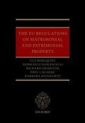 Cover: The EU Regulations on Matrimonial and Patrimonial Property - OUP eBook