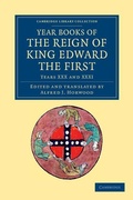 Cover: Year Books of the Reign of King Edward the First - Cambridge University Press