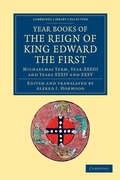 Cover: Year Books of the Reign of King Edward the First - Cambridge University Press