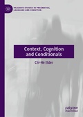 Cover: Context, Cognition and Conditionals - Palgrave Macmillan