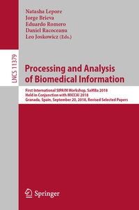 Abbildung von: Processing and Analysis of Biomedical Information - Springer
