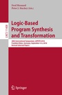 Cover: Logic-Based Program Synthesis and Transformation - Springer