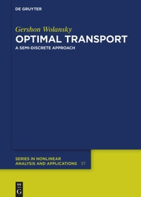 Enlarge image Cover: Optimal Transport - De Gruyter