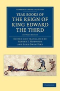 Cover: Year Books of the Reign of King Edward the Third 15 Volume Set - Cambridge University Press