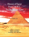 Cover: History Of Egypt From 330 B.C. To The Present Time, - Alpha Editions