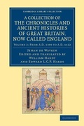 Cover: A Collection of the Chronicles and Ancient Histories of Great Britain, Now Called England - Cambridge University Press