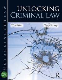 Enlarge image Cover: Unlocking Criminal Law - Routledge