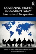Cover: Governing Higher Education Today - Routledge