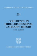 Cover: Coherence in Three-Dimensional Category Theory - Cambridge University Press