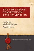 Cover: The New Labour Constitution - Hart Publishing