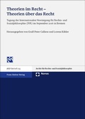 Cover: Theorien im Recht - Theorien &uuml;ber das Recht - Franz Steiner Verlag