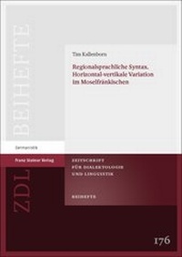 Abbildung von: Regionalsprachliche Syntax. Horizontal-vertikale Variation im Moselfränkischen - Franz Steiner Verlag