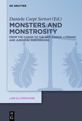 Cover: Monsters and Monstrosity - De Gruyter