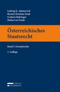 Cover: &Ouml;sterreichisches Staatsrecht - Verlag &Ouml;sterreich