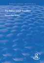 Cover: The Italian Legal Tradition - Routledge