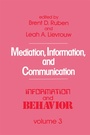 Cover: Mediation, Information, and Communication - Routledge