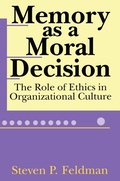 Cover: Memory as a Moral Decision - Routledge
