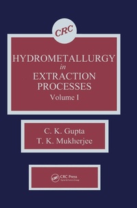 Abbildung von: Hydrometallurgy in Extraction Processes, Volume I - CRC Press