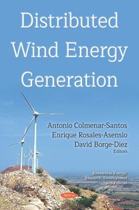 Enlarge image Cover: Distributed Wind Energy Generation - Nova Science Publishers Inc
