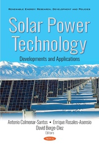 Enlarge image Cover: Solar Power Technology: Developments and Applications - Nova Science Publishers Inc
