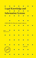 Cover: Legal Knowledge and Information Systems - IOS Press,US