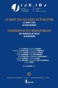 Cover: Het burgerlijk recht in beweging / Le droit civil en mouvement - Uitgeverij Larcier