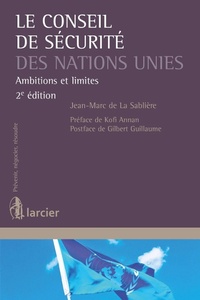Abbildung von: Le Conseil de sécurité des Nations Unies - Éditions Larcier