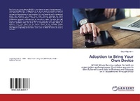 Abbildung von: Adoption to Bring Your Own Device - LAP Lambert Academic Publishing