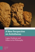 Cover: A New Perspective on Antisthenes - Amsterdam University Press