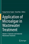 Cover: Application of Microalgae in Wastewater Treatment - Springer